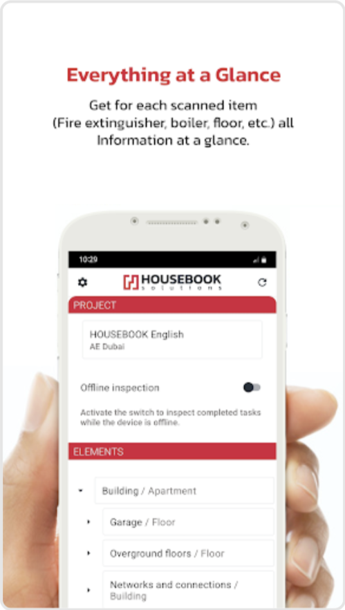 Housebook project elements